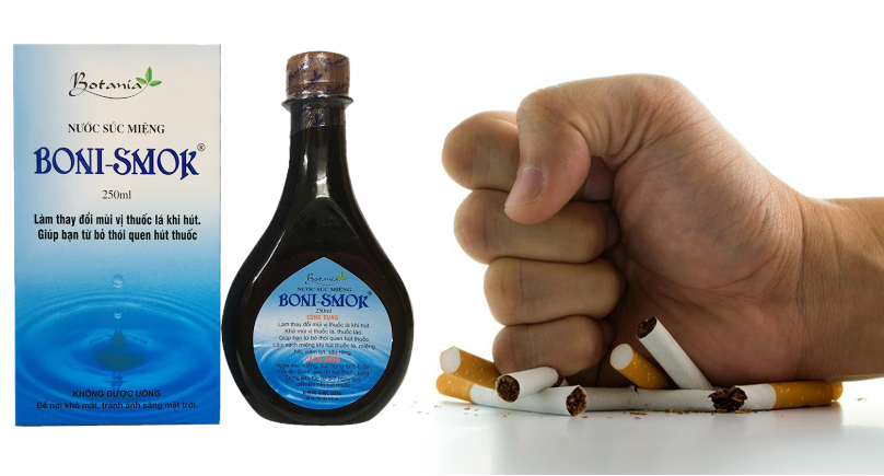  Boni-Smok- Nước súc miệng giúp bỏ thuốc lá an toàn và hiệu quả nhất hiện nay